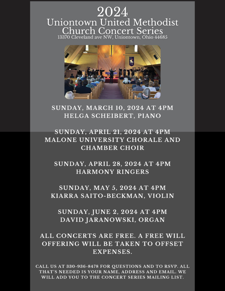 UMC Concert Series Harmony Ringers Discover Hartville